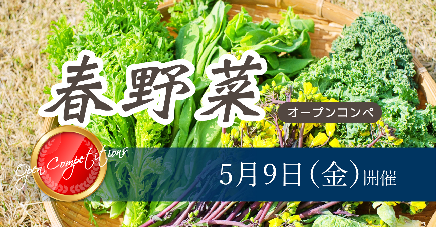 5月9日（金）春野菜オープンコンペ